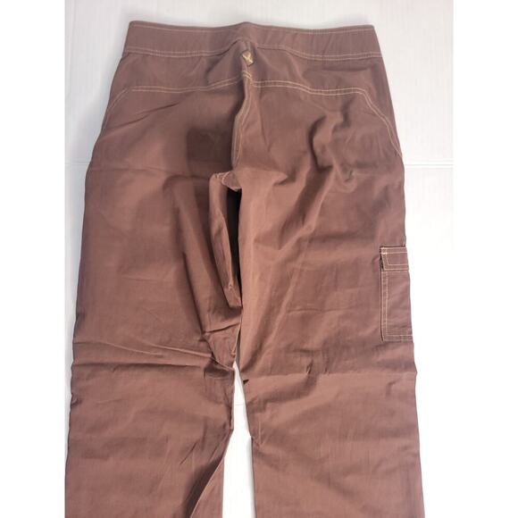 prAna Trinity Pant Sz Womens SZ M Wide Leg Chocolate Brown Gorpcore Outdoor NEW - Picture 13 of 14